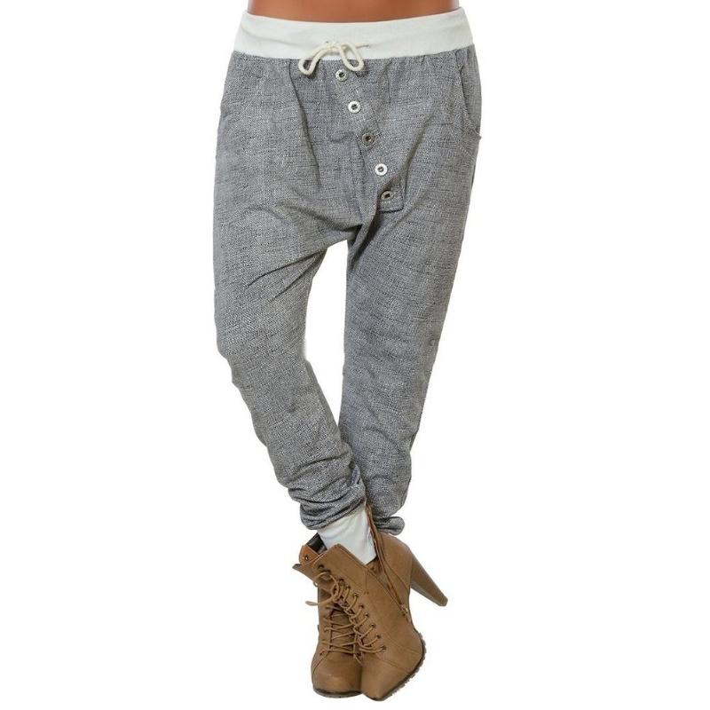Plus Size Women Loose Solid Color Harem Pants Bloomers Drawstring Baggy Trousers Casual Pants For Women Autumn, Grey
Plus Size Women Loose Solid Color Harem Pants Bloomers Drawstring Baggy Trousers Casual Pants For Women Autumn, Grey