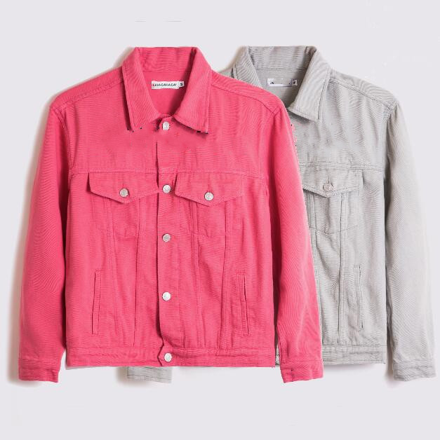 New Mens And Womens Fashion Denim Jacket Coat Jacket Allmatch Casual Denim Shir…