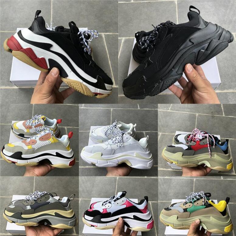 2020 Triple s Paris casual dad shoes men women triple black white grey pink fashion men sneakers US 5.5-11
2020 Triple s Paris casual dad shoes men women triple black white grey pink fashion men sneakers US 5.5-11