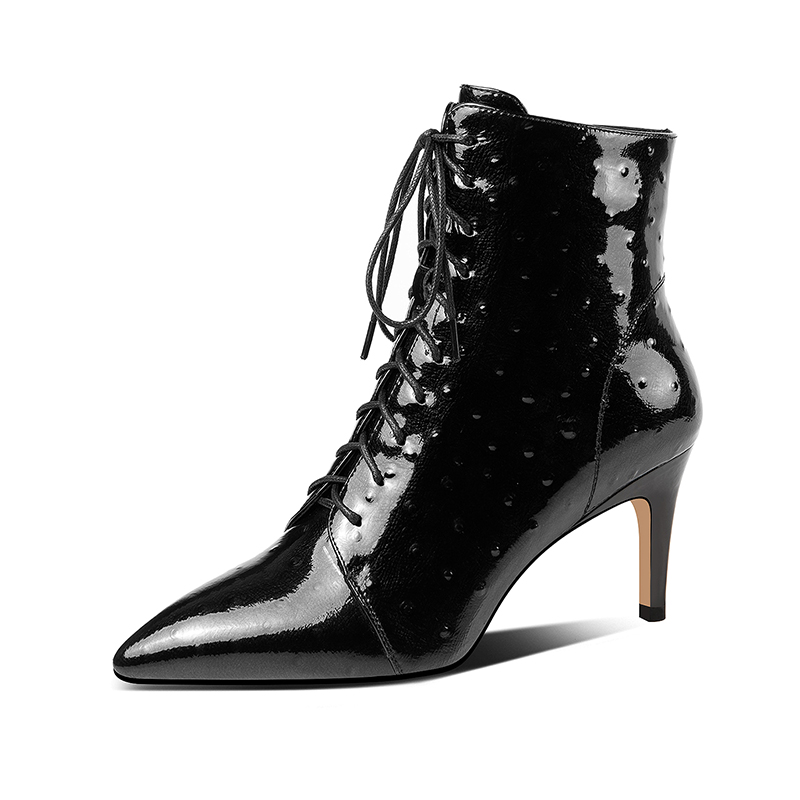 Genuine Leather Black Zipper Ankle Boots Women Autumn Winter Boots Party Office Shoes Woman Pointed Toe Short, Beige
Genuine Leather Black Zipper Ankle Boots Women Autumn Winter Boots Party Office Shoes Woman Pointed Toe Short, Beige
