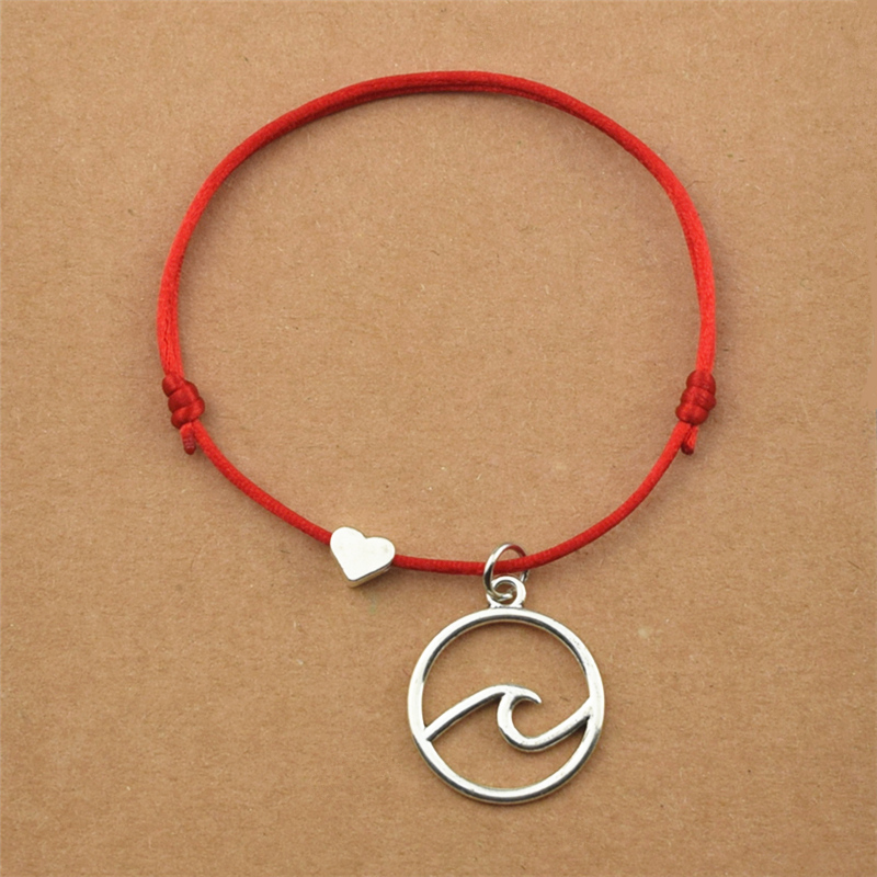 20pcs/lots Fashion Red Black Cord String Handmade Heart Love Ocean Wave Charm Friendship Bracelets Women Men Beach Sailing Jewelry Gifts
20pcs/lots Fashion Red Black Cord String Handmade Heart Love Ocean Wave Charm Friendship Bracelets Women Men Beach Sailing Jewelry Gifts