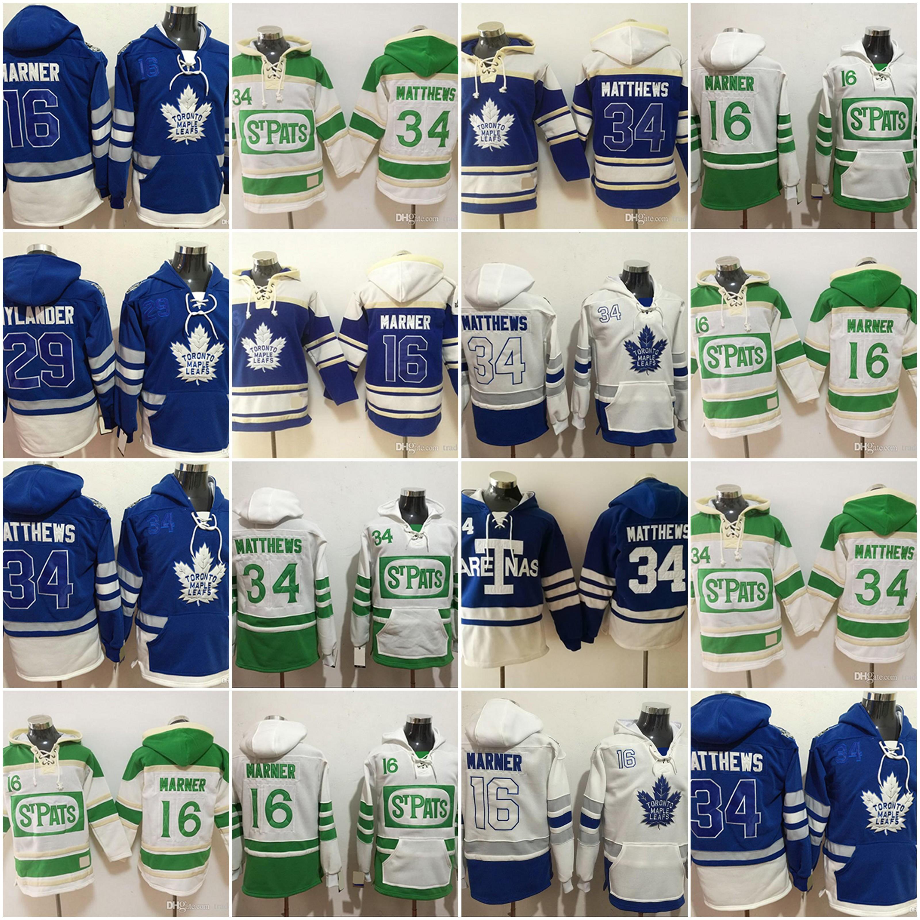 Toronto Maple Leafs Hoodies Jerseys 34 A M 16 Mitchell Marner 29 William Nylander Hockey Hooded Sweats Customize Name Number
Toronto Maple Leafs Hoodies Jerseys 34 A M 16 Mitchell Marner 29 William Nylander Hockey Hooded Sweats Customize Name Number
