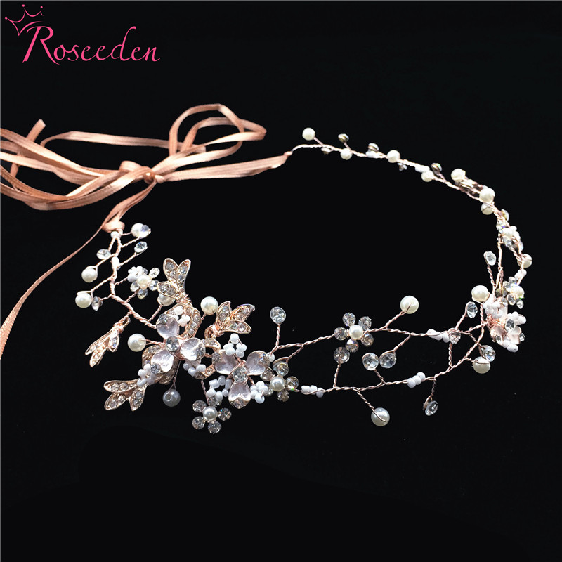 Handmade Bridal Hair Accessories New Tiara Head Piece crystal head piece Women Girls rhinestone pageant tiaras and crowns RE682 Y200807