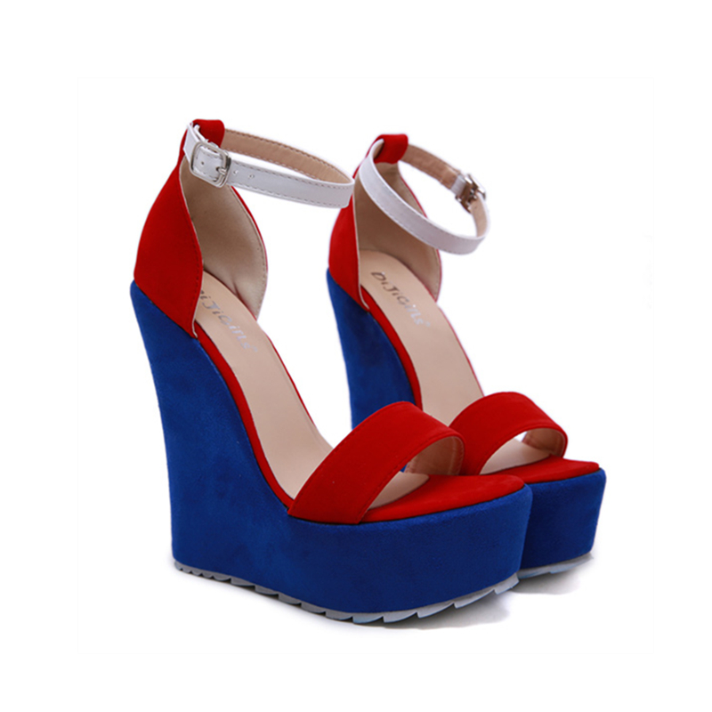 15cm Wedge Heel Shoe Thick 2020 Summer Sandals Espadrilles Platform Comfort Shoes For Women Summer Heels On With Women's, Blue
15cm Wedge Heel Shoe Thick 2020 Summer Sandals Espadrilles Platform Comfort Shoes For Women Summer Heels On With Women's, Blue
