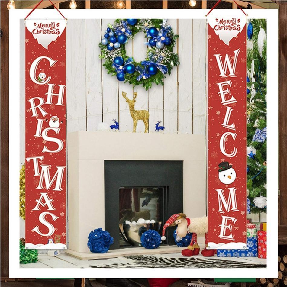 2020 Christmas Halloween Couplet Door Banner Porch Sign Hotselling Christmas Holiday Hanging Decoration Porch Sign Decorative Family Party
2020 Christmas Halloween Couplet Door Banner Porch Sign Hotselling Christmas Holiday Hanging Decoration Porch Sign Decorative Family Party