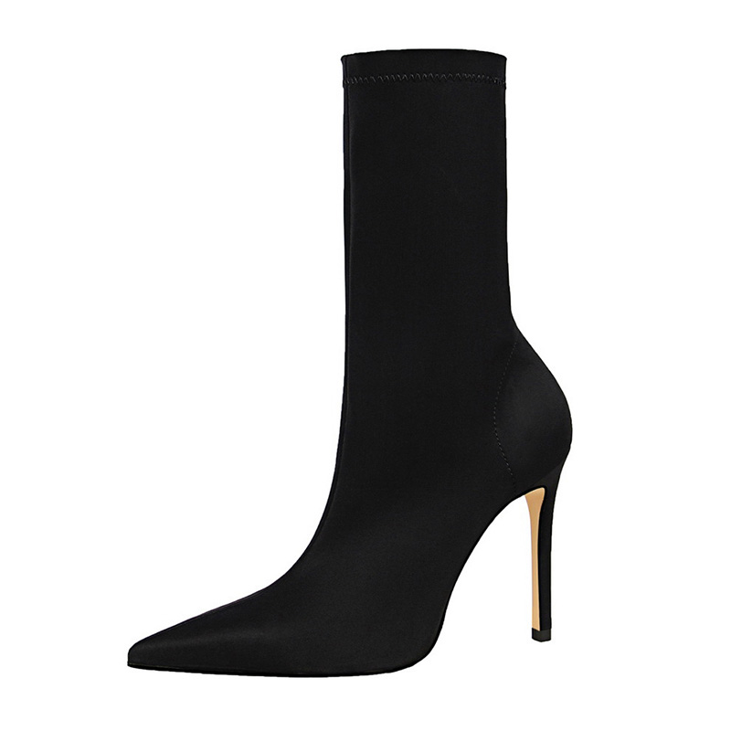 2020 New Mid-Calf Boots Women High Heel Boots Autumn Winter Shoes Women Female Thin Heels Booties Stretch Fabric Sock Boot, 315-1beige
2020 New Mid-Calf Boots Women High Heel Boots Autumn Winter Shoes Women Female Thin Heels Booties Stretch Fabric Sock Boot, 315-1beige