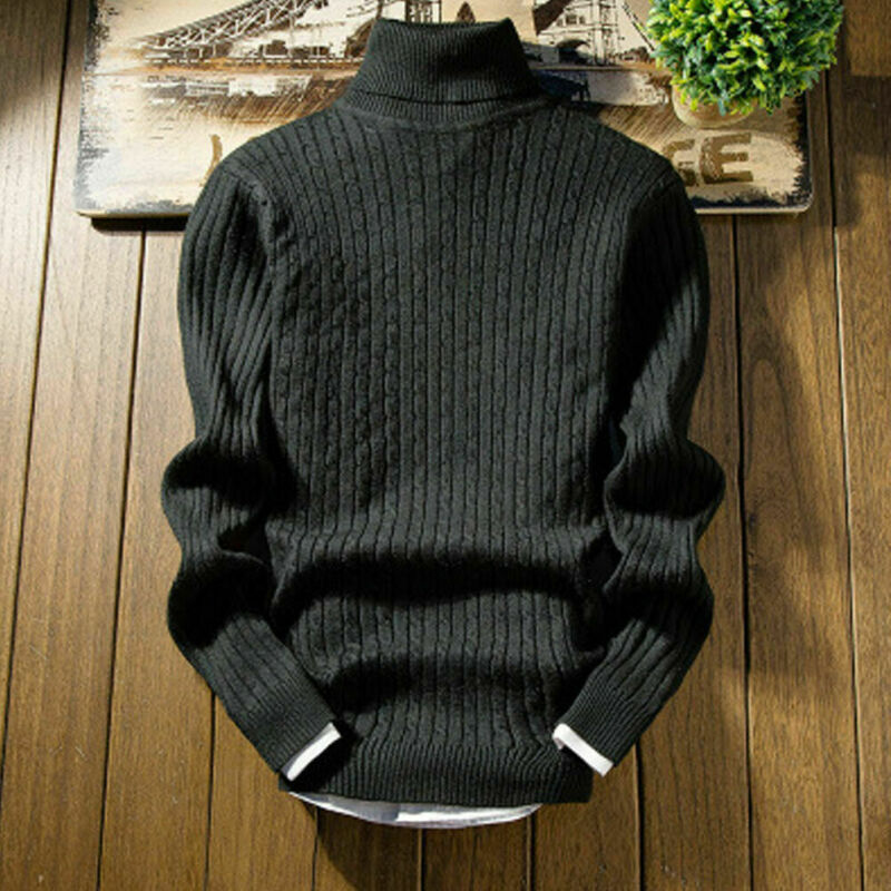 2020 Men's Spring Autumn Warm Sweater Fashion Noble Soft Knitted Solid High Roll Turtle Neck Pullover Coats Jumper Tops Clothes, White
2020 Men's Spring Autumn Warm Sweater Fashion Noble Soft Knitted Solid High Roll Turtle Neck Pullover Coats Jumper Tops Clothes, White