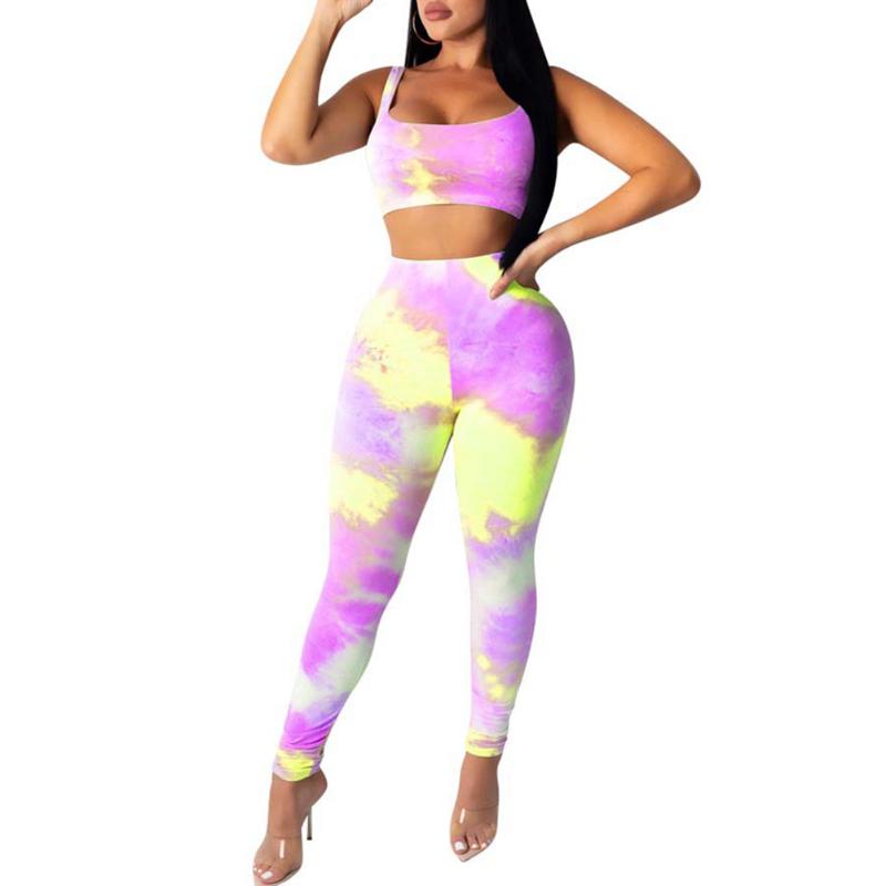 Tracksuit Gradient Tie Dye Women Two Piece Set Fitness Tops Jogger Pants Suit Outfits Matching Set Womens Clothing Sportwear, As photo shows
Tracksuit Gradient Tie Dye Women Two Piece Set Fitness Tops Jogger Pants Suit Outfits Matching Set Womens Clothing Sportwear, As photo shows