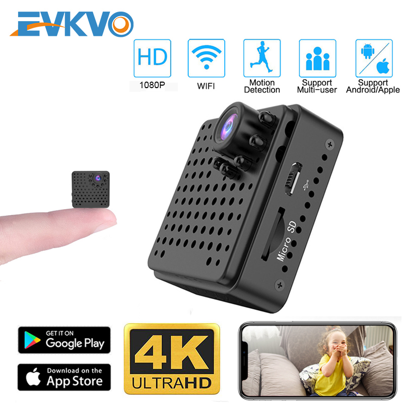 EVKVO Wifi Mini Camera 1080P IP Night Vision Camera Wireless IP Remote Built-in Battery Baby Monitor CCTV Mini Wifi Cam
EVKVO Wifi Mini Camera 1080P IP Night Vision Camera Wireless IP Remote Built-in Battery Baby Monitor CCTV Mini Wifi Cam