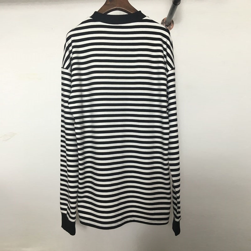 Fashion Men's Oversized Hoodies Plus Size Street White Black Striped Loose Baggy Hoody Long Sleeve Sweatshirt For Hipster 200923