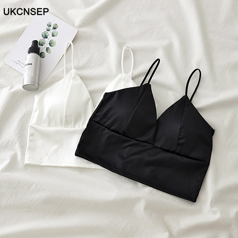 Women Crop Top Casual Strap Vests Wrap Chest Underwear Padded Bra New Crop Top Party Club Bustier Bra Backless Bandage T-shirt, Black
Women Crop Top Casual Strap Vests Wrap Chest Underwear Padded Bra New Crop Top Party Club Bustier Bra Backless Bandage T-shirt, Black