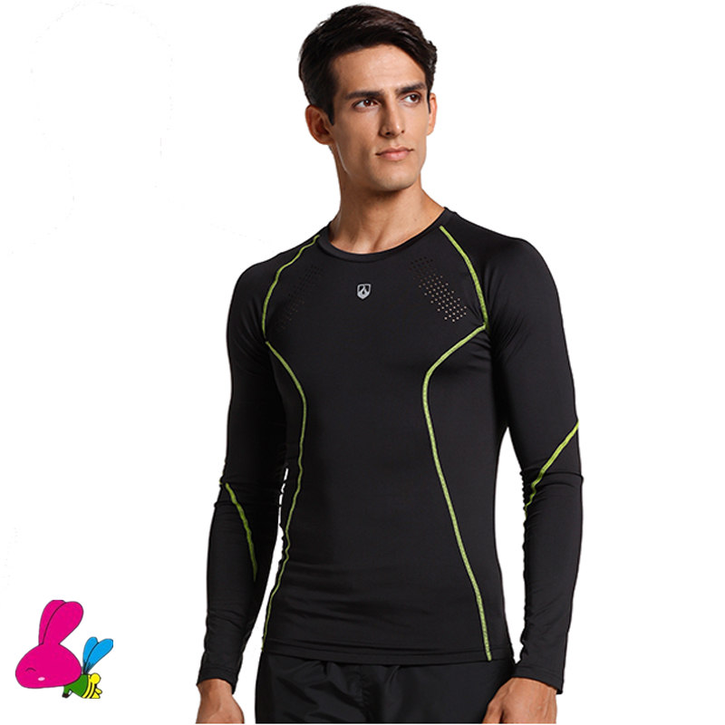 Men Running Shirt Sports Sportswear Fitness Reflective Exercise Gym Compression Tights Shirt Long Sleeve Jerseys order, Black
Men Running Shirt Sports Sportswear Fitness Reflective Exercise Gym Compression Tights Shirt Long Sleeve Jerseys order, Black