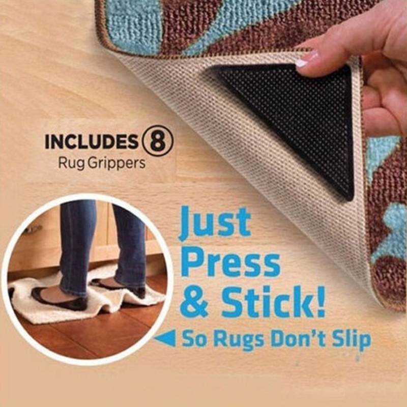 4 Sets Factory Wholesales bathroom Anti Slip Carpet Pads Self-adhesive Reusable Washable Grip floor mat Pad for Home Decoration, Black
4 Sets Factory Wholesales bathroom Anti Slip Carpet Pads Self-adhesive Reusable Washable Grip floor mat Pad for Home Decoration, Black