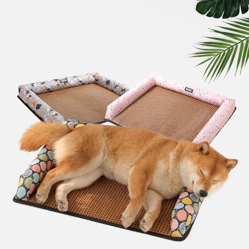 Spring Summer Pet Nest Universal Knitting Bed Cushion Mat for Large Dogs Cats Sleeping Blanket Dogs Kennel Cool Cushion, Pink flowers
Spring Summer Pet Nest Universal Knitting Bed Cushion Mat for Large Dogs Cats Sleeping Blanket Dogs Kennel Cool Cushion, Pink flowers