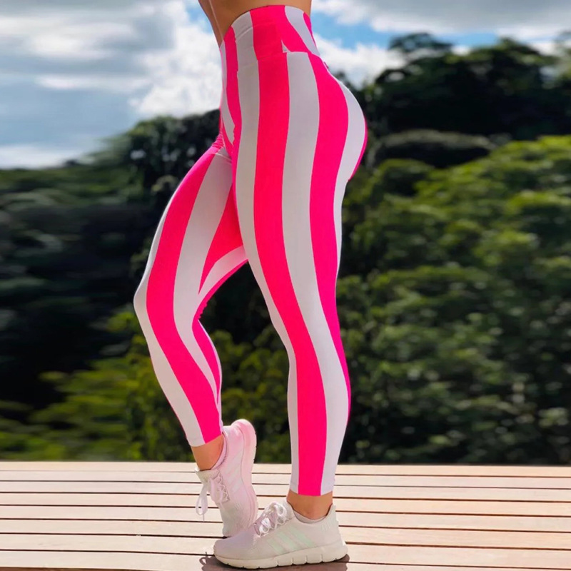 Hot Pink Striped Tight Leggings Sports Women Fitness Yoga Pants Stretch Workout Leggings Patchwork Slim High Waist Gym
Hot Pink Striped Tight Leggings Sports Women Fitness Yoga Pants Stretch Workout Leggings Patchwork Slim High Waist Gym