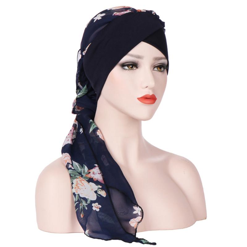Women Long Tail Cap Turban Summer Easy Wear Gift Muslim Dome Fashion Chemo Cap Multifunction Printed Silk Chiffon Forehead Cross
Women Long Tail Cap Turban Summer Easy Wear Gift Muslim Dome Fashion Chemo Cap Multifunction Printed Silk Chiffon Forehead Cross