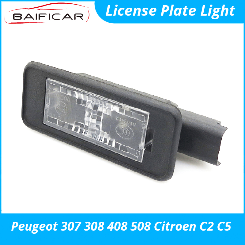 Baificar Brand New Quality License Plate Light Assembly Spotlight Board Bulb Lamp for 307 308 408 508 C2 C5, As pic
Baificar Brand New Quality License Plate Light Assembly Spotlight Board Bulb Lamp for 307 308 408 508 C2 C5, As pic