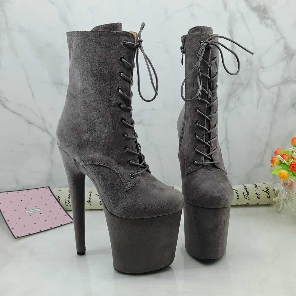 Leecabe Grey Suede 20CM/8inches Pole dancingHigh Heel platform closed toe Pole Dance booties, Grey as picture
Leecabe Grey Suede 20CM/8inches Pole dancingHigh Heel platform closed toe Pole Dance booties, Grey as picture