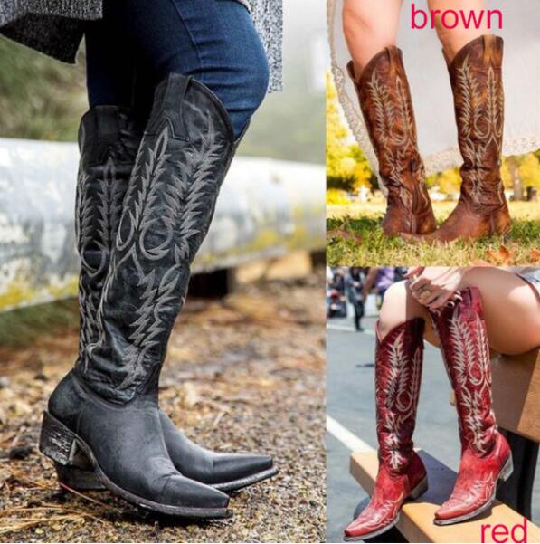 women knee high boots mid med heels round toe ethic shoes woman chaussure zapatos mujer gladiator vintage PU girl booties, Black
women knee high boots mid med heels round toe ethic shoes woman chaussure zapatos mujer gladiator vintage PU girl booties, Black