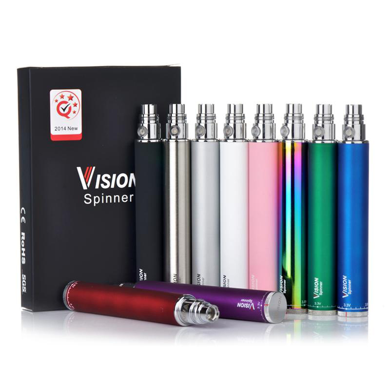 Vision Spinner Ego C Twist Electronic Cigarette Ego-c Twist Battery 650/900/1100/1300 mAh Variable Voltage 3.3-4.8V Twist Battery
Vision Spinner Ego C Twist Electronic Cigarette Ego-c Twist Battery 650/900/1100/1300 mAh Variable Voltage 3.3-4.8V Twist Battery