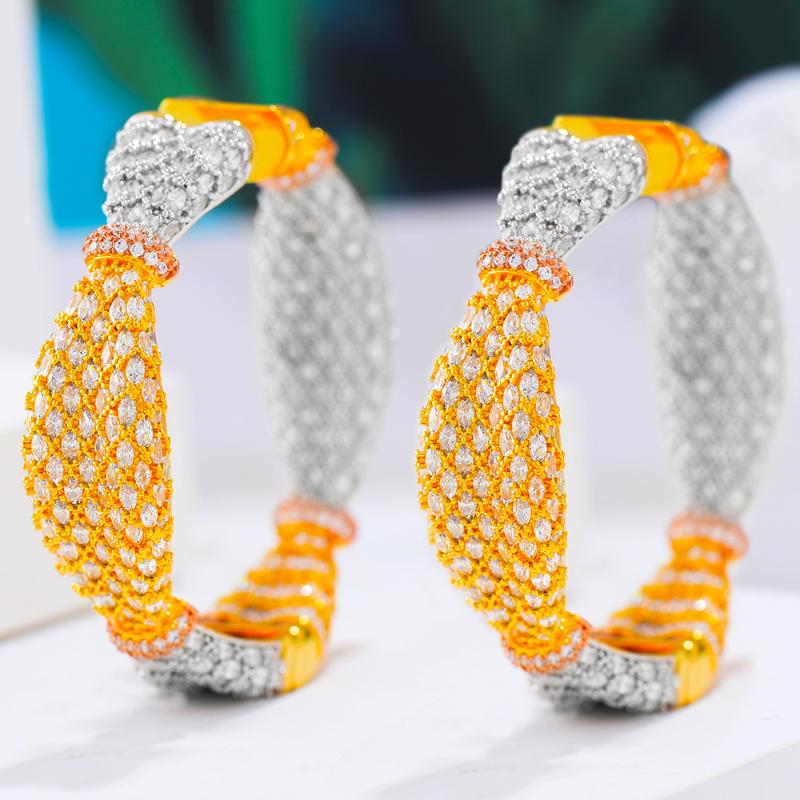 missvikki Original Design Full Clear Cubic Zirconia Hoop Earrings Shiny Luxury Gorgeous New Trendy for Women Earrings Jewelry
missvikki Original Design Full Clear Cubic Zirconia Hoop Earrings Shiny Luxury Gorgeous New Trendy for Women Earrings Jewelry
