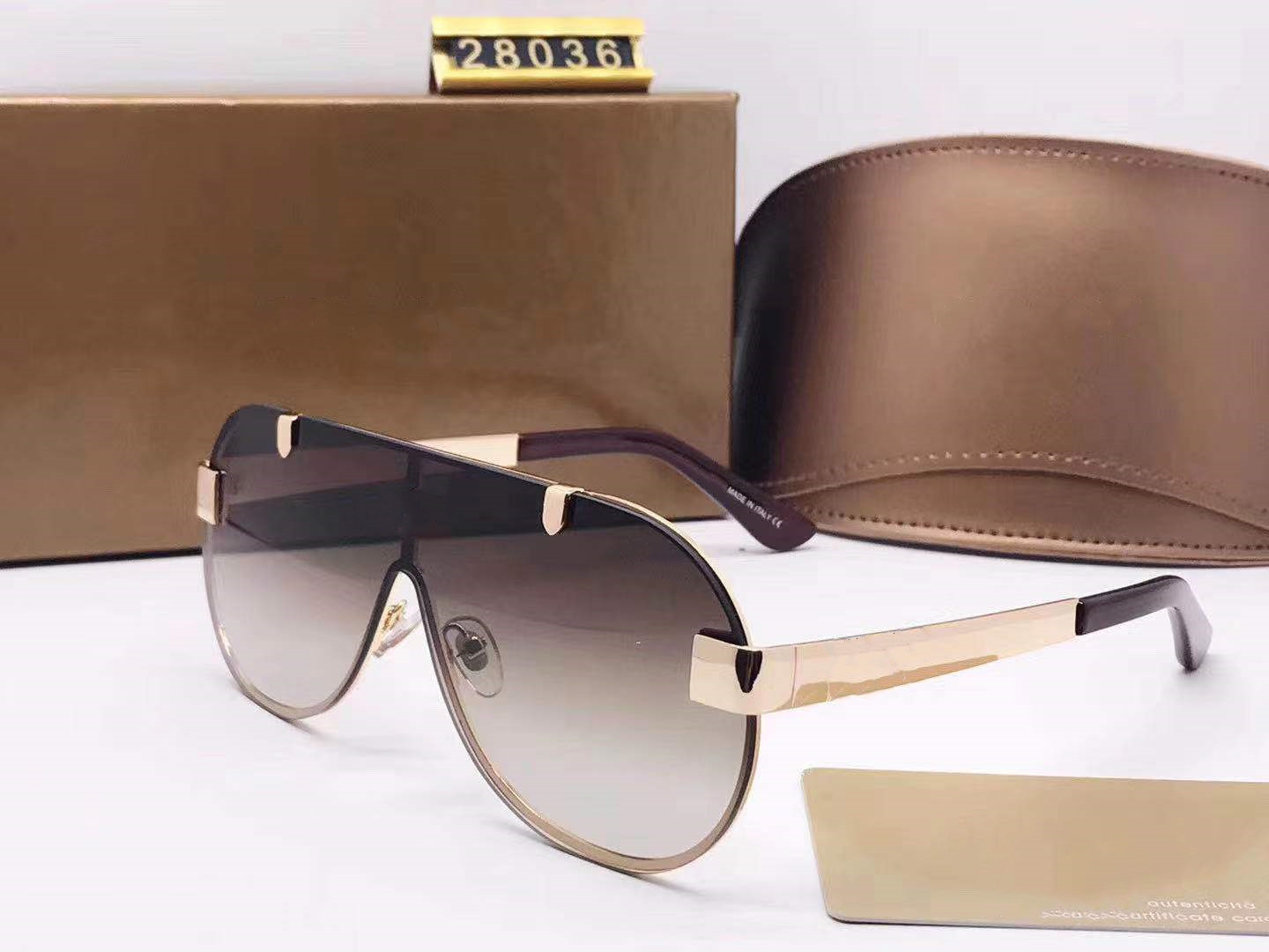 Luxury Men and Women Brand Sunglasses 280 Fashion Oval glasses UV Protection Lens Coating Mirror Lens Frameless Color Plated Frame With Case
Luxury Men and Women Brand Sunglasses 280 Fashion Oval glasses UV Protection Lens Coating Mirror Lens Frameless Color Plated Frame With Case