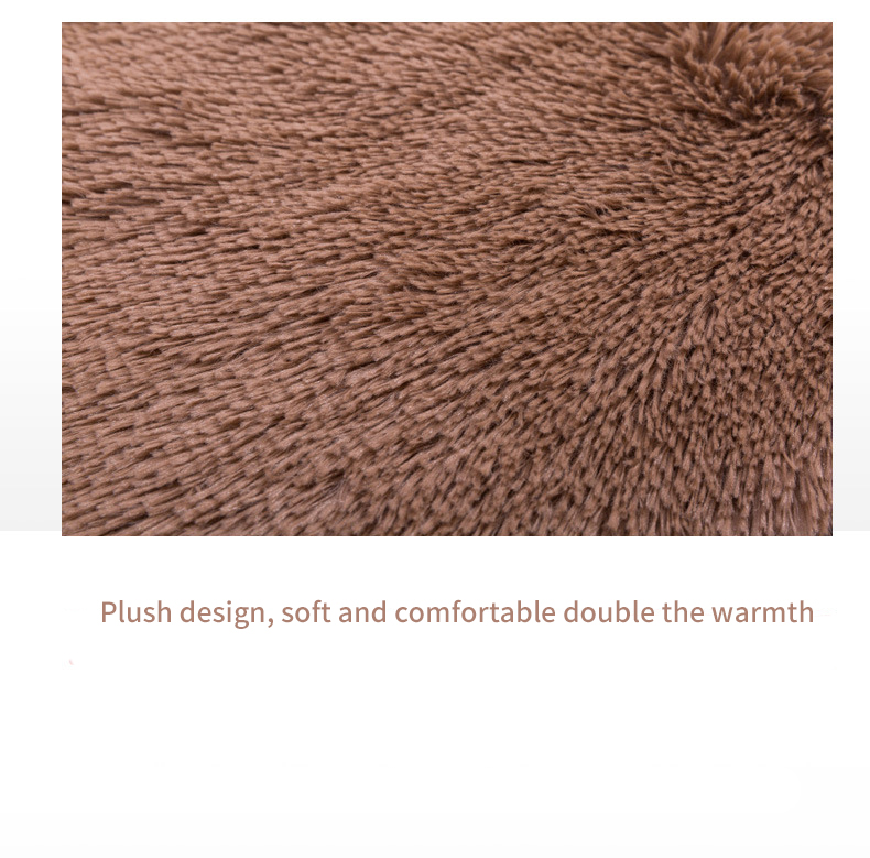 Winter Pet Dog Bed Long Plush Soft Fleece Blankets Pets Cushion House For Small Medium Dogs Cat Sleeping Cats Mattress Supplies