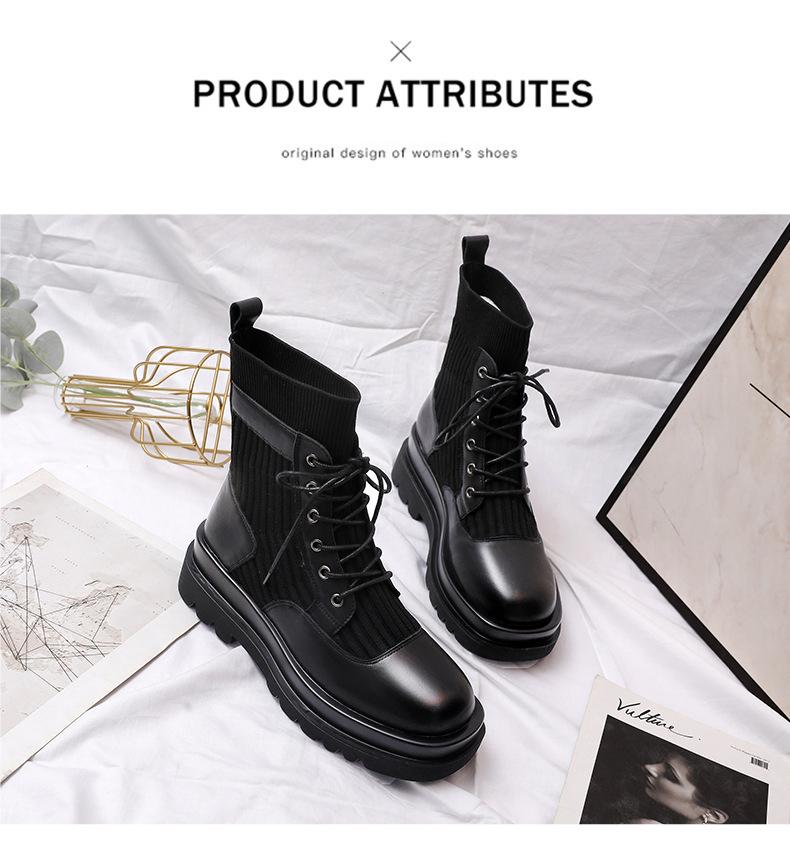 Fashion Autumn Korean style Flying weaving pattern Martin boots low heel Short boots Genuine leather Women shoes wholesale lot, Various colors
Fashion Autumn Korean style Flying weaving pattern Martin boots low heel Short boots Genuine leather Women shoes wholesale lot, Various colors