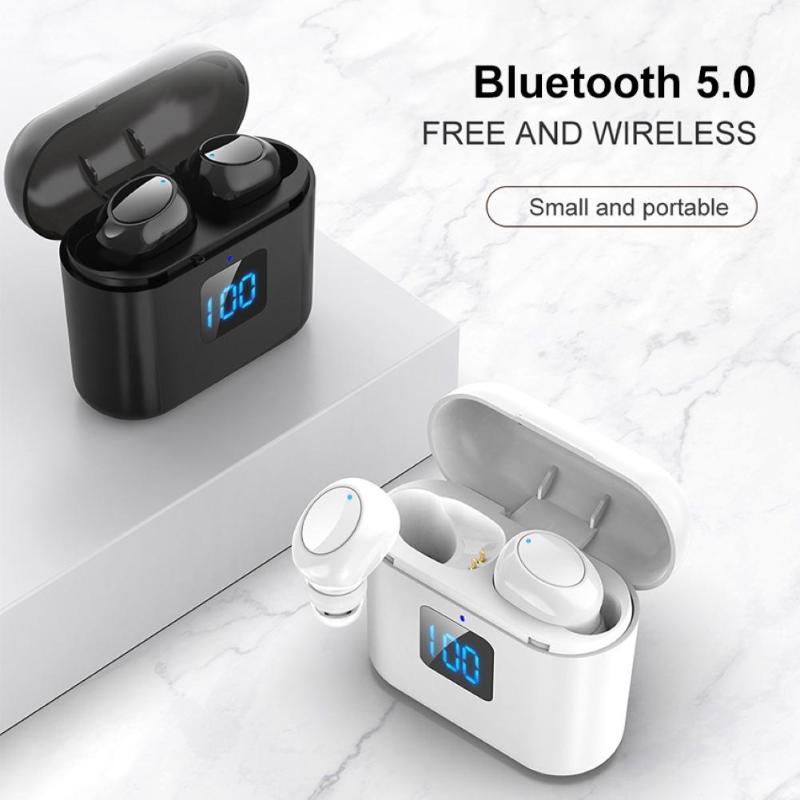 X11 Wireless Bluetooth 5.0 Rechargeable Smart-Touch Earphone 8D Stereo Earbuds HD Microphone can Enjoy Clear Call
X11 Wireless Bluetooth 5.0 Rechargeable Smart-Touch Earphone 8D Stereo Earbuds HD Microphone can Enjoy Clear Call