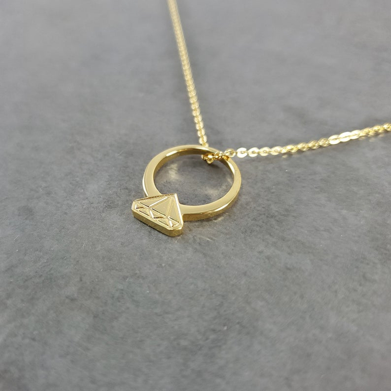 Original Design Origami Cone Pendant Necklace Bff Gift For Women Jewelry Gold Color Ketting Stainless Steel Circle Maxi Colar
Original Design Origami Cone Pendant Necklace Bff Gift For Women Jewelry Gold Color Ketting Stainless Steel Circle Maxi Colar