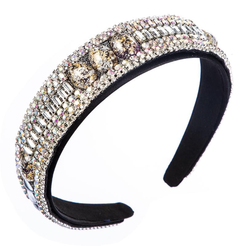 2020 New Design Baroque Full Crystal Headband for Girl Luxury Bezel Turquoise Glass Drill Bridal Wedding Party Headband for Lady
2020 New Design Baroque Full Crystal Headband for Girl Luxury Bezel Turquoise Glass Drill Bridal Wedding Party Headband for Lady