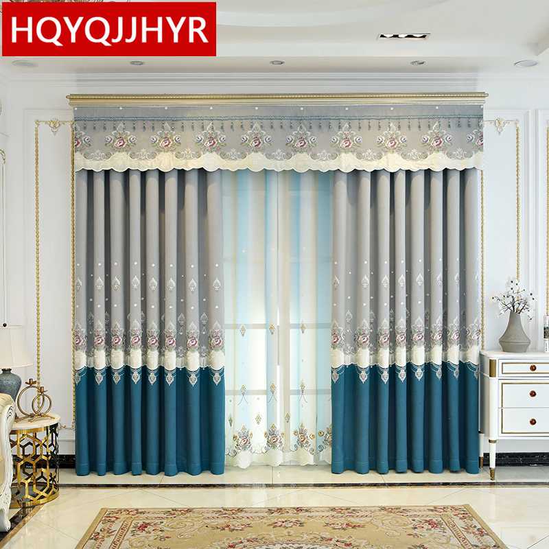 European modern high quality gray green embroidered curtains for bedroom living room windows luxury and elegant custom curtain, Tulle
European modern high quality gray green embroidered curtains for bedroom living room windows luxury and elegant custom curtain, Tulle