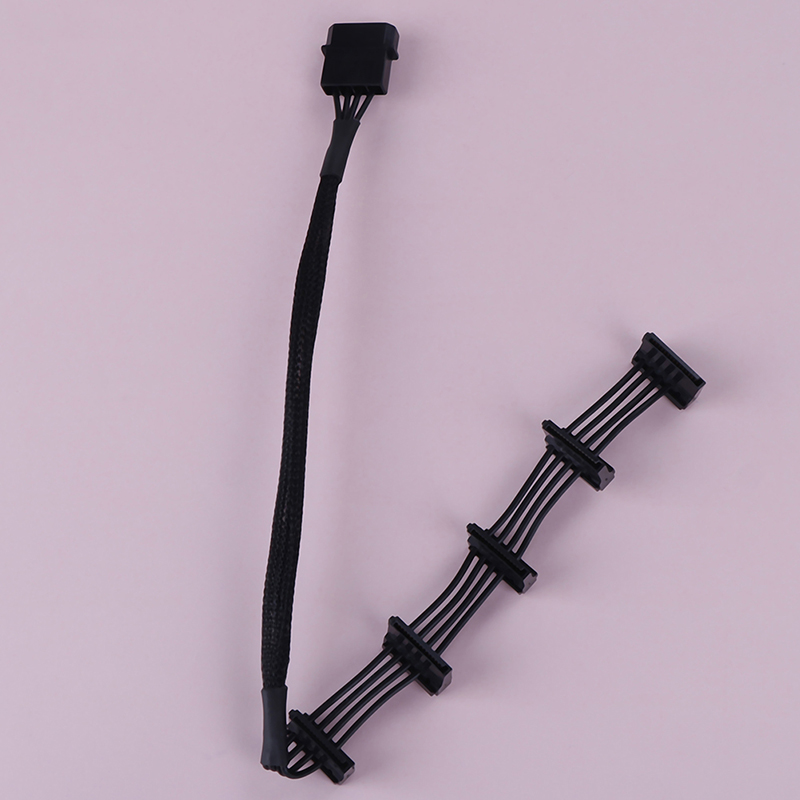 SATA Series ATA Power Supply Cable ATX 4Pin IDE Molex to 5 x Male to Female 18AWG 40cm for PC DIY
SATA Series ATA Power Supply Cable ATX 4Pin IDE Molex to 5 x Male to Female 18AWG 40cm for PC DIY