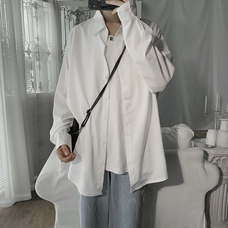 2020 Spring And Summer New Youth Popular Couple Simple Solid Color Loose Long-sleeved Shirt Fashion Casual Shirt Jacket -2XL, Black
2020 Spring And Summer New Youth Popular Couple Simple Solid Color Loose Long-sleeved Shirt Fashion Casual Shirt Jacket -2XL, Black