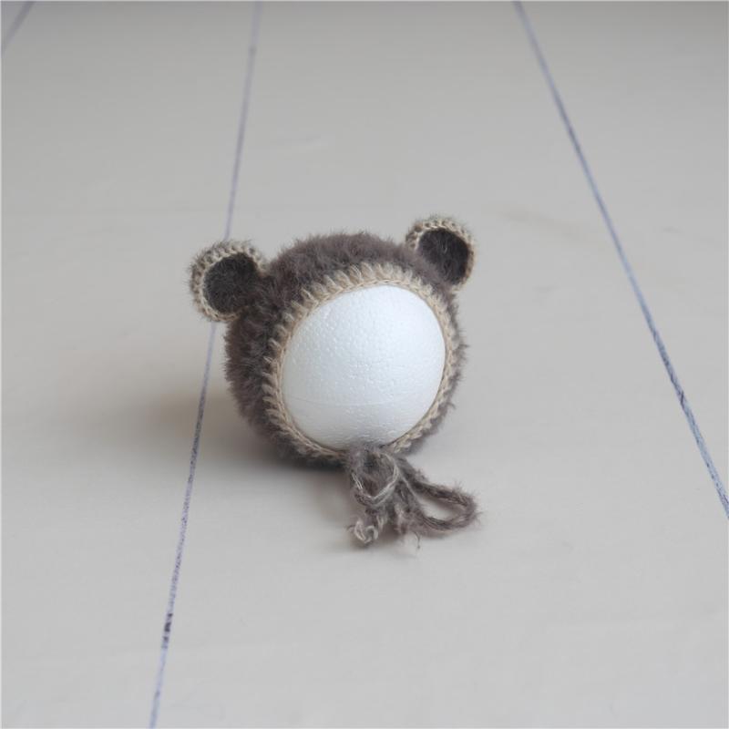 Newborn Photography Prop Crochet Fuzzy Bonnet Soft Baby Boy Bear Hat Fluffy Teddy Bear Cap Handknit Animal Hat for Photo Shoot, As photo
Newborn Photography Prop Crochet Fuzzy Bonnet Soft Baby Boy Bear Hat Fluffy Teddy Bear Cap Handknit Animal Hat for Photo Shoot, As photo