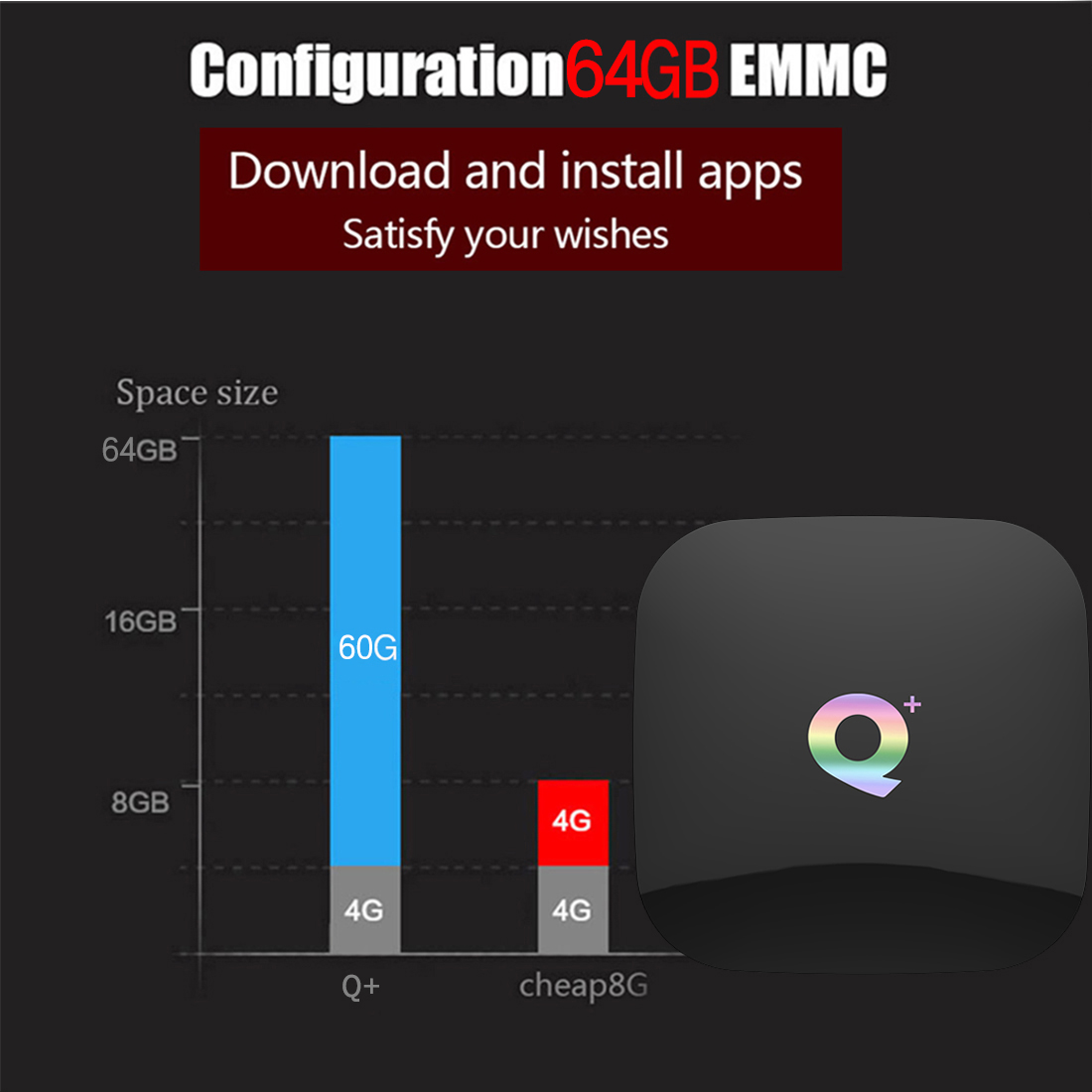 Q plus Smart Android 9.0 TV Box 4GB 32GB Allwinner H6 4K Media Player 2.4G Wifi Wireless Set Top Box