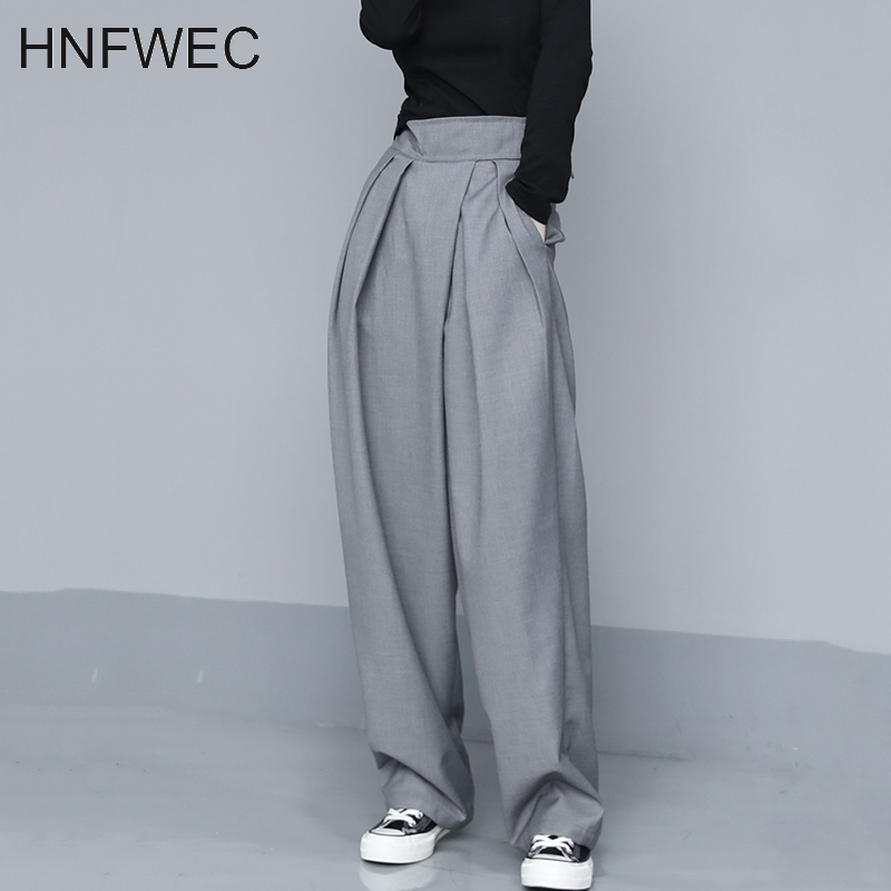fashion 2020 autumn cool street wear loose slimming large size high waist trousers causal Wide Leg Pants for women K498, Gray
fashion 2020 autumn cool street wear loose slimming large size high waist trousers causal Wide Leg Pants for women K498, Gray
