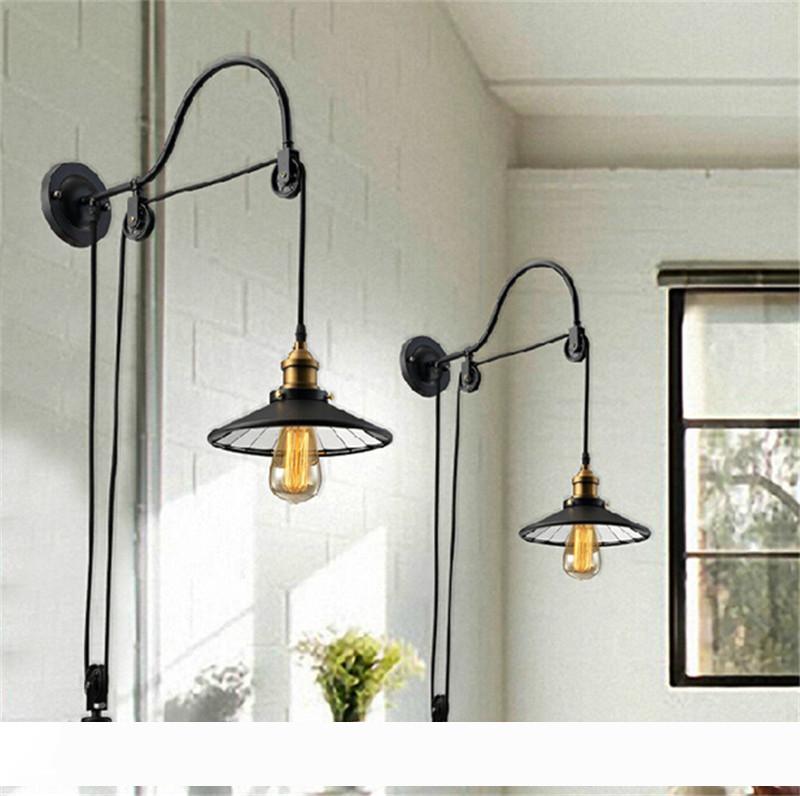 loft vintage wall lamp fashion antique lighting american style lift retractable pulley wall sconce lighting for aisle stairs
loft vintage wall lamp fashion antique lighting american style lift retractable pulley wall sconce lighting for aisle stairs