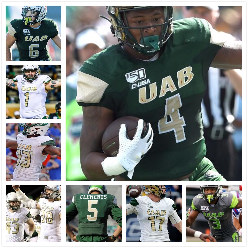 UAB College Football Tyler Johnston III Austin Watkins Alabama Birmingham Blazers NCAA stitched Jersey Dylan Hopkins Spencer Brown, Grey
UAB College Football Tyler Johnston III Austin Watkins Alabama Birmingham Blazers NCAA stitched Jersey Dylan Hopkins Spencer Brown, Grey