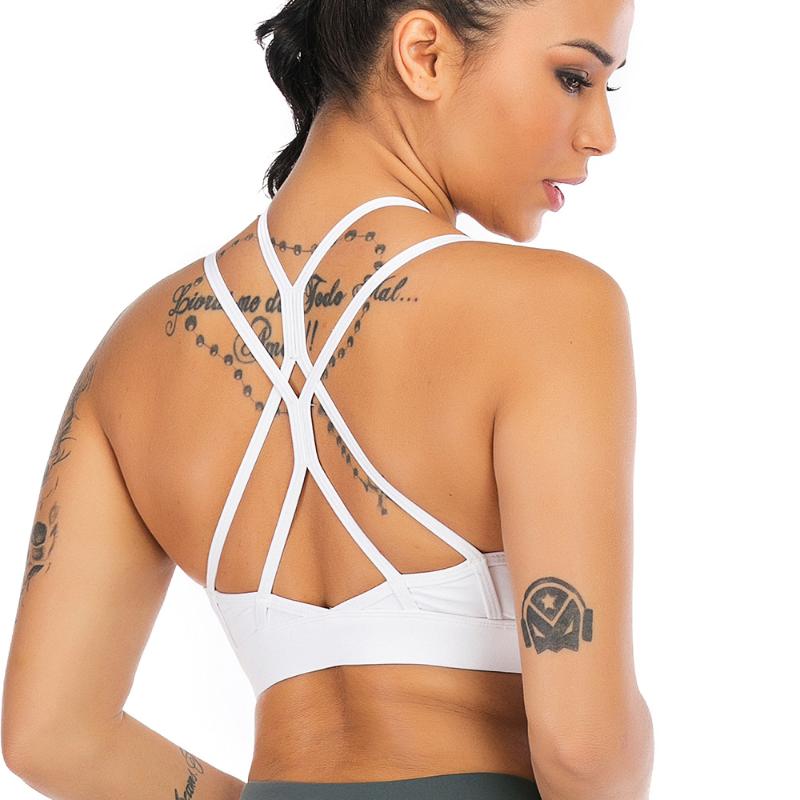 Beautiful Strappy Workout Sports Bras Tops Women Naked-feel Wireless Yoga Fitness Bras Padded Push Up Athletic Tops, Black
Beautiful Strappy Workout Sports Bras Tops Women Naked-feel Wireless Yoga Fitness Bras Padded Push Up Athletic Tops, Black