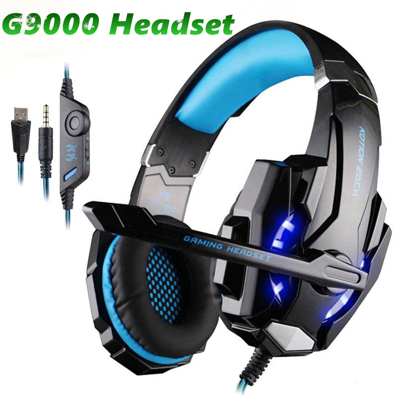 G9000 KOTION EACH Game Gaming Headset PS4 Games Console Earphone Headphone With Microphone Mic For PC Laptop playstation 4 PS4 Gamer Retail, White
G9000 KOTION EACH Game Gaming Headset PS4 Games Console Earphone Headphone With Microphone Mic For PC Laptop playstation 4 PS4 Gamer Retail, White