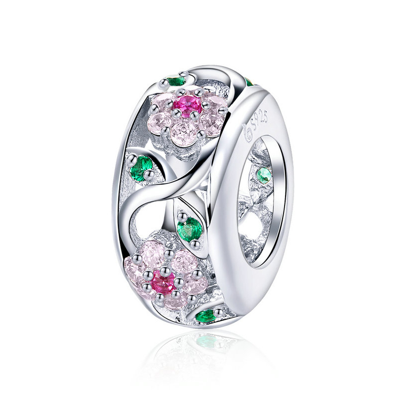 925 Sterling Silver Unique Colorful CZ Spacer Charm Beads Fit European Pandora Bracelet S925 DIY Jewelry, Bronze;silver
925 Sterling Silver Unique Colorful CZ Spacer Charm Beads Fit European Pandora Bracelet S925 DIY Jewelry, Bronze;silver