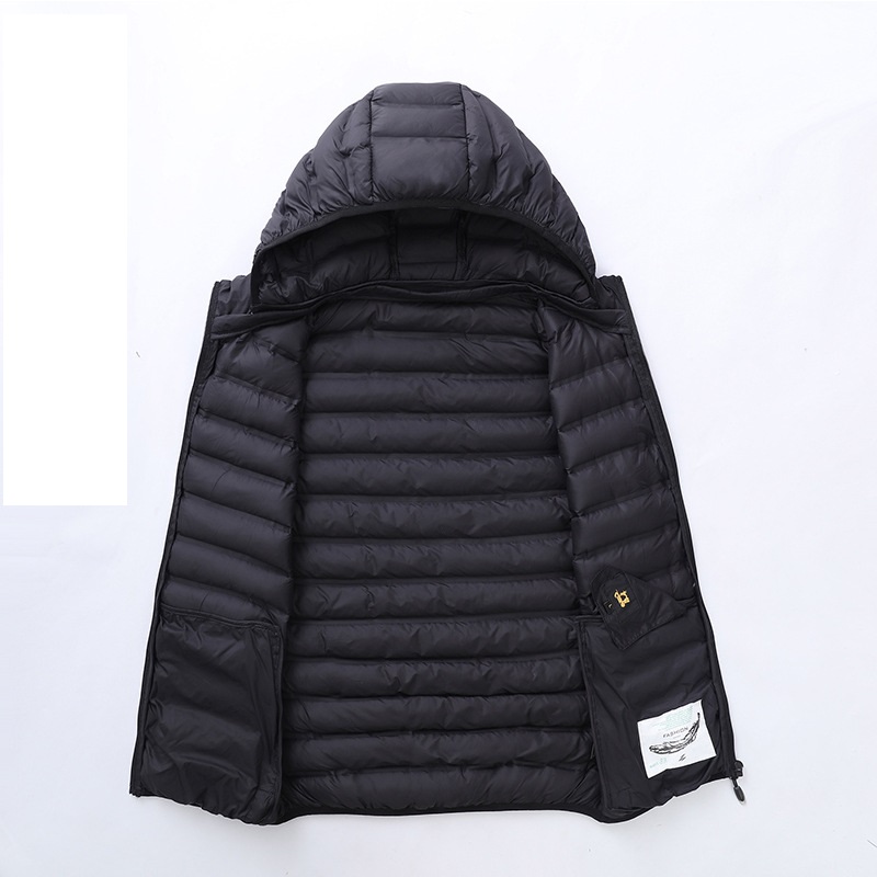 Men Winter Warm Wave Cut Chalecos Para Hombre Plus Size 6XL Hooded Vest Casual Zipper Sleeveless Gilet Homme Fashion Jacket