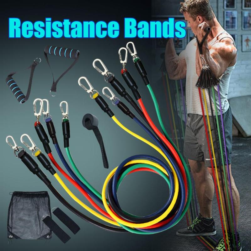 11pcs Resistance Band Set Expander 100/125/150 Pound TPE Workout Elastic Rubber Band Home Gym Body Building Fitness Equipment
11pcs Resistance Band Set Expander 100/125/150 Pound TPE Workout Elastic Rubber Band Home Gym Body Building Fitness Equipment