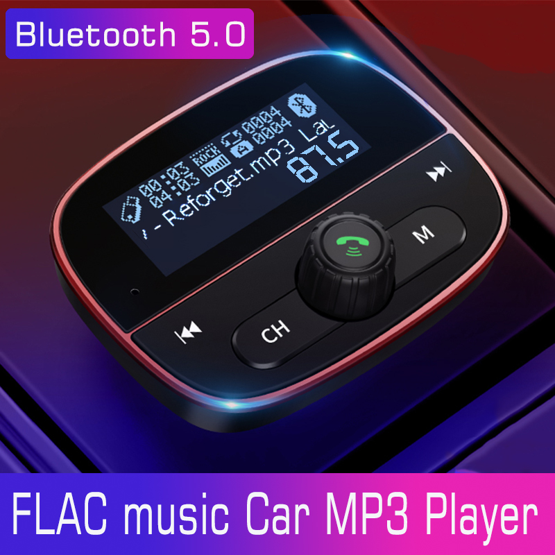 JINSERTA Power ON OFF Bluetooth 5.0 Handsfree FM Transmitter Car Kit AUX U Disk TF Card MP3 Music Player APE FLAC Lossless music
JINSERTA Power ON OFF Bluetooth 5.0 Handsfree FM Transmitter Car Kit AUX U Disk TF Card MP3 Music Player APE FLAC Lossless music