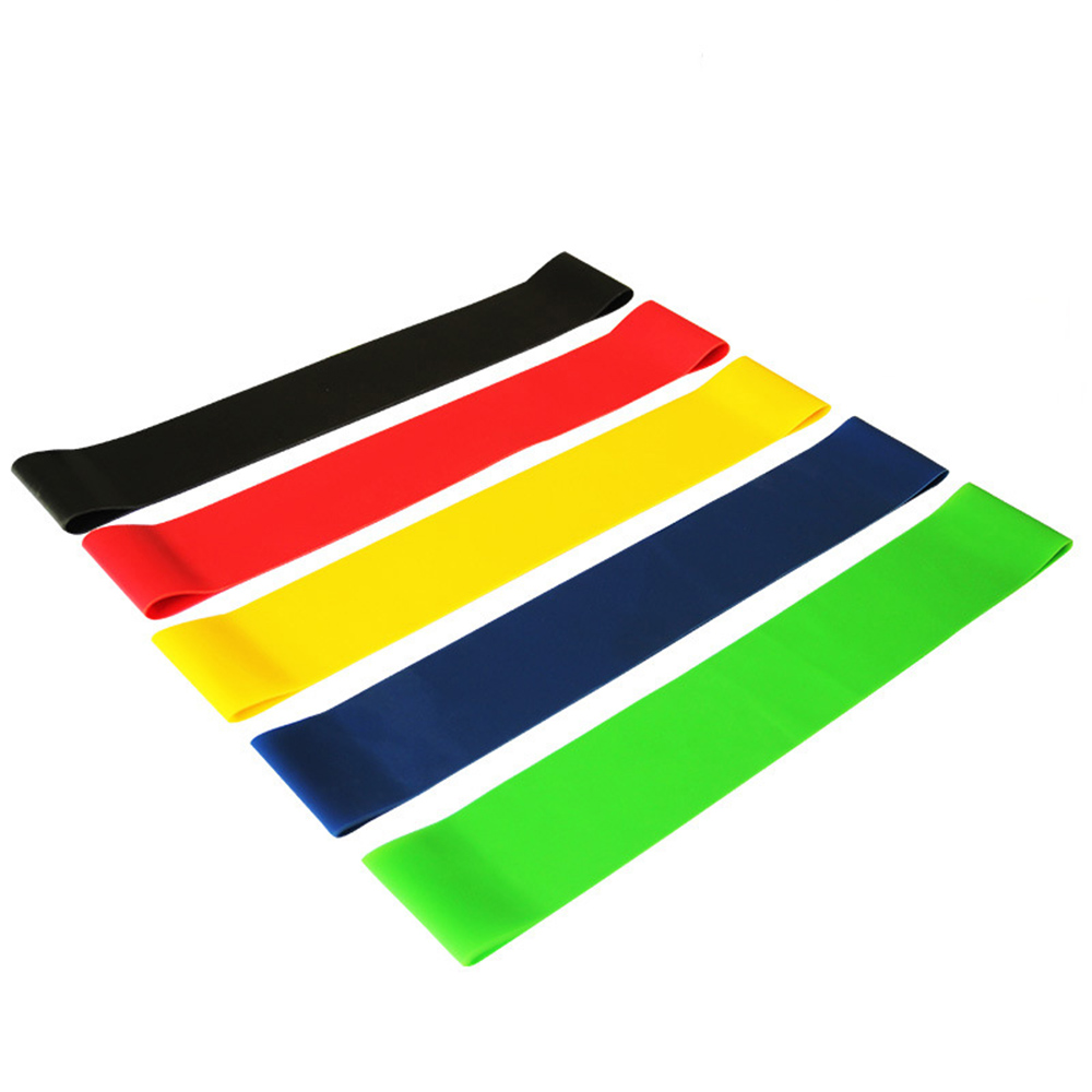 Virson Resistance Yoga Bands Loop Belt 500mm Long 5 Colors Yoga Tension Band Gym Home Exercise Sport Training Workout