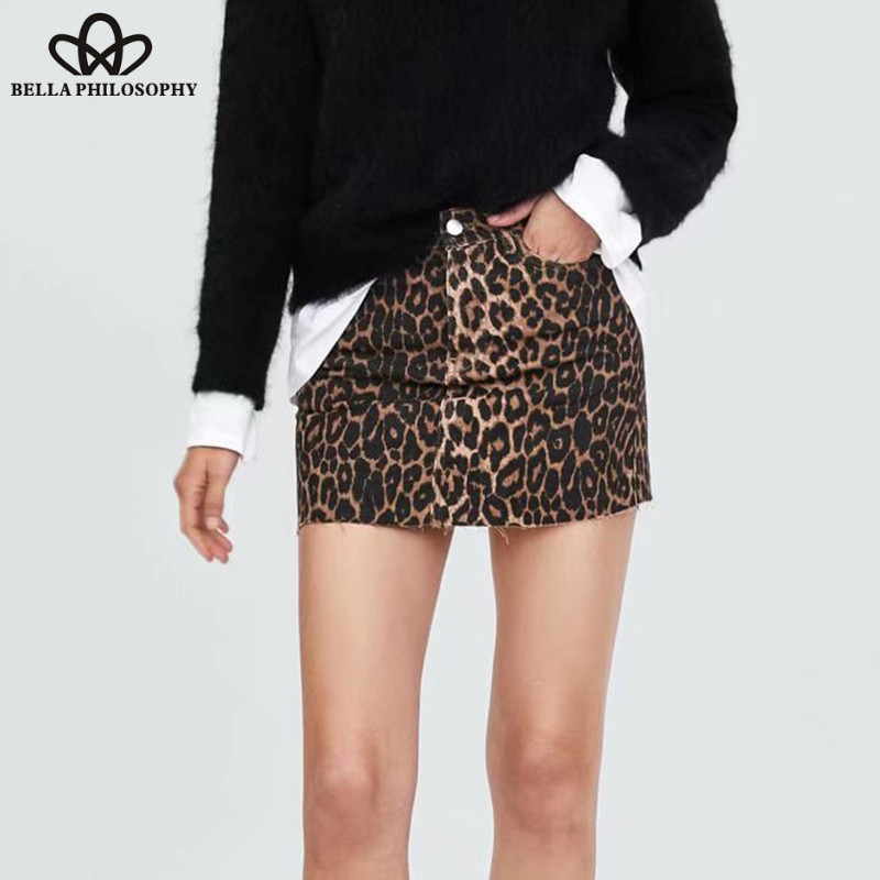 Herstory Spring Leopard Mini Skirts High Waist Animal Print Female A-Line Skirts Pockets Zipper Lady Bottoms 2020
Herstory Spring Leopard Mini Skirts High Waist Animal Print Female A-Line Skirts Pockets Zipper Lady Bottoms 2020