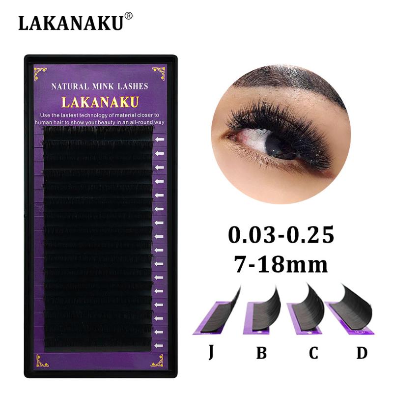 LAKANAKU 16lines/tray natural synthetic 8~17mm and mix makeup cilia for professiona mink individual eyelash extension
LAKANAKU 16lines/tray natural synthetic 8~17mm and mix makeup cilia for professiona mink individual eyelash extension