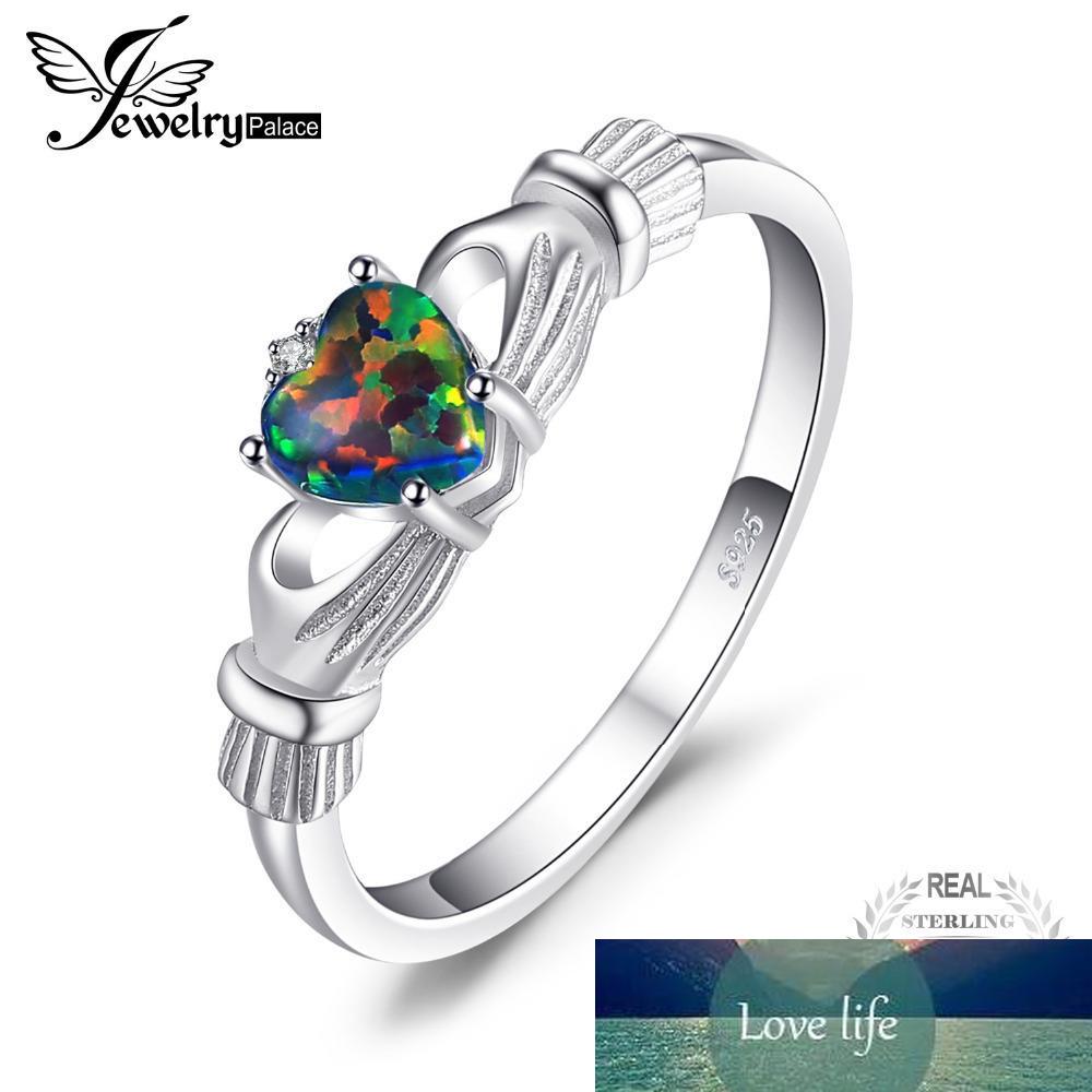 Jewelrypalace Black Fire Opal Multicolor Irish Claddagh Ring Solid 925 Sterling Silver Rings Love Heart Rainbow Gemstone Jewelry J190528, Slivery;golden
Jewelrypalace Black Fire Opal Multicolor Irish Claddagh Ring Solid 925 Sterling Silver Rings Love Heart Rainbow Gemstone Jewelry J190528, Slivery;golden
