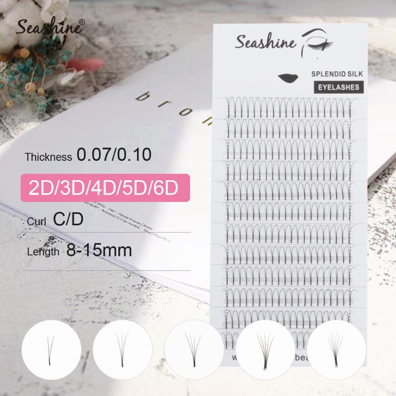 Seashine Premade Volume Lashes 2D3D4D5D6D Lashes Extension Cils Volume Eyelashes Russian Eyelash Extension
Seashine Premade Volume Lashes 2D3D4D5D6D Lashes Extension Cils Volume Eyelashes Russian Eyelash Extension
